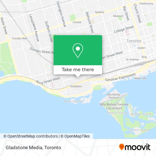 Gladstone Media map