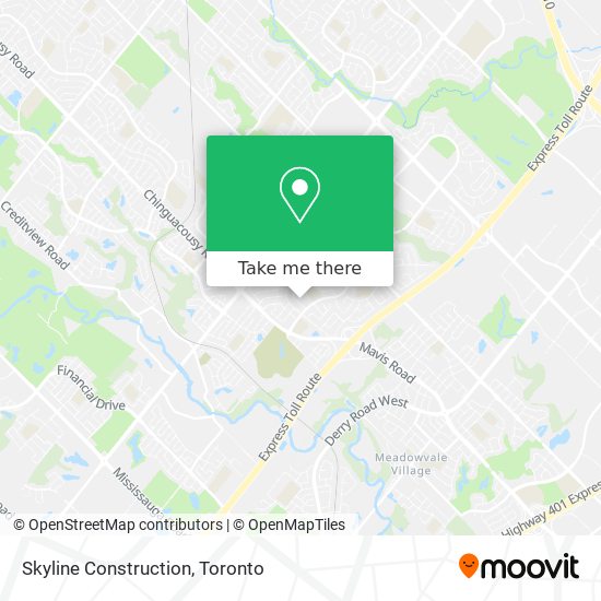 Skyline Construction map