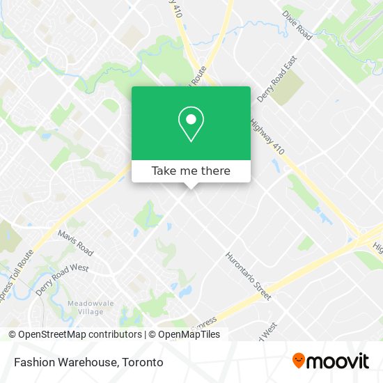 Fashion Warehouse map