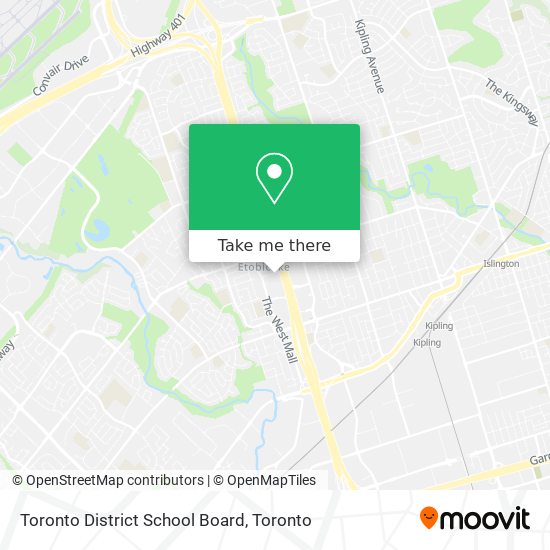 Toronto District School Board map