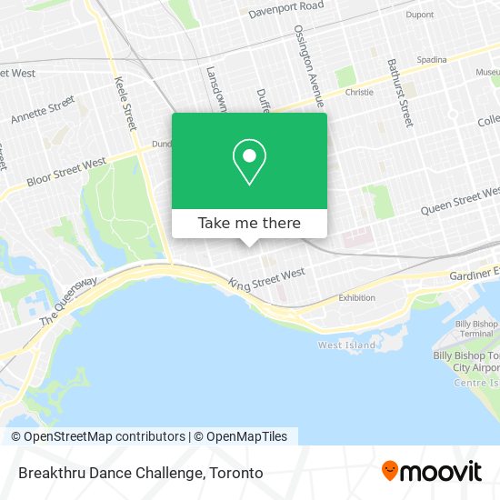 Breakthru Dance Challenge map