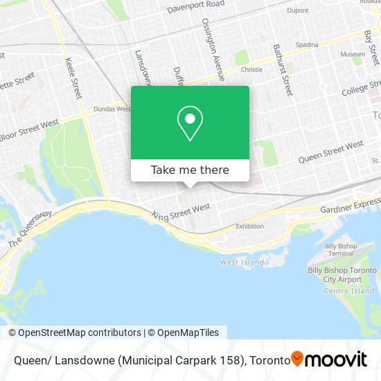 Queen/ Lansdowne (Municipal Carpark 158) map