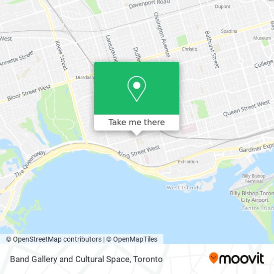 Band Gallery and Cultural Space map