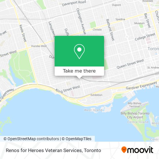 Renos for Heroes Veteran Services map