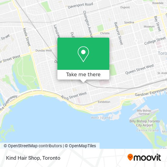 Kind Hair Shop map