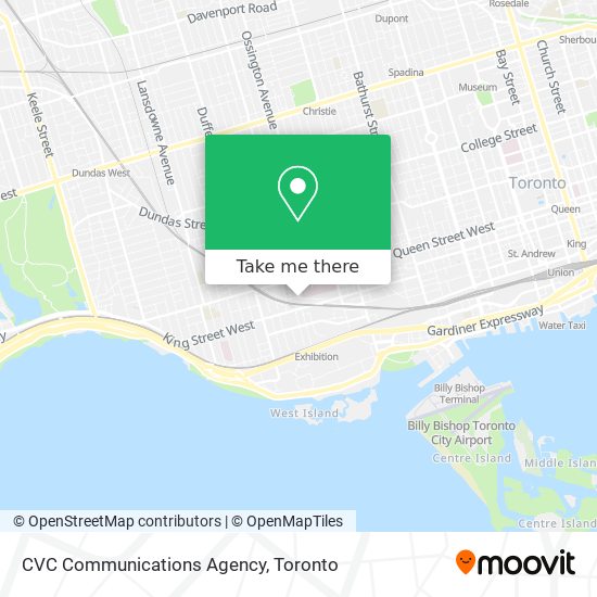 CVC Communications Agency map