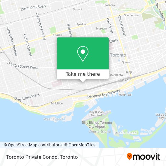 Toronto Private Condo map