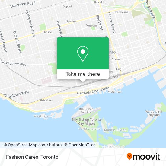 Fashion Cares map