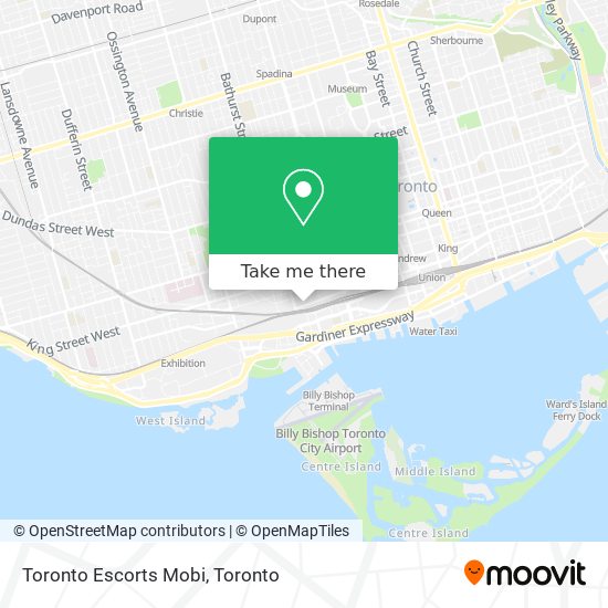 Toronto Escorts Mobi map