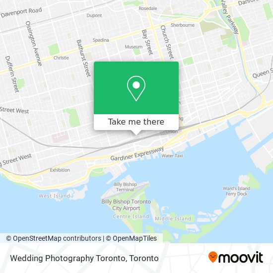Wedding Photography Toronto map