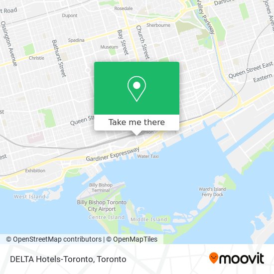 DELTA Hotels-Toronto map