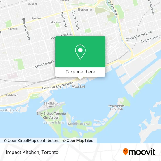 Impact Kitchen map