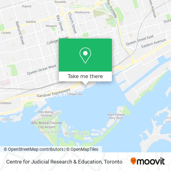 Centre for Judicial Research & Education map