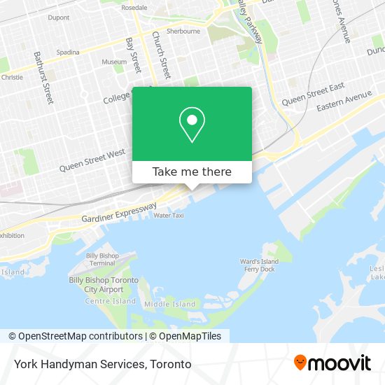 York Handyman Services map