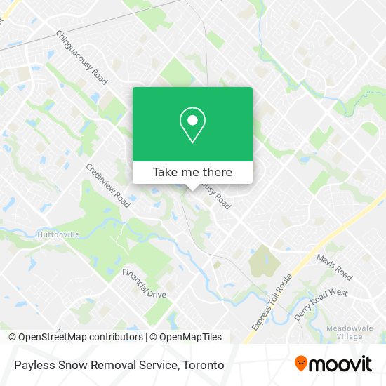 Payless Snow Removal Service map