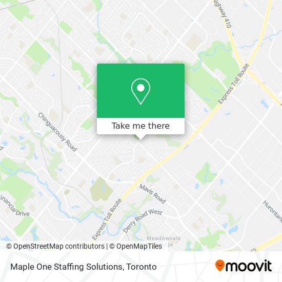 Maple One Staffing Solutions map