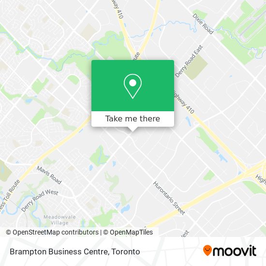 Brampton Business Centre map