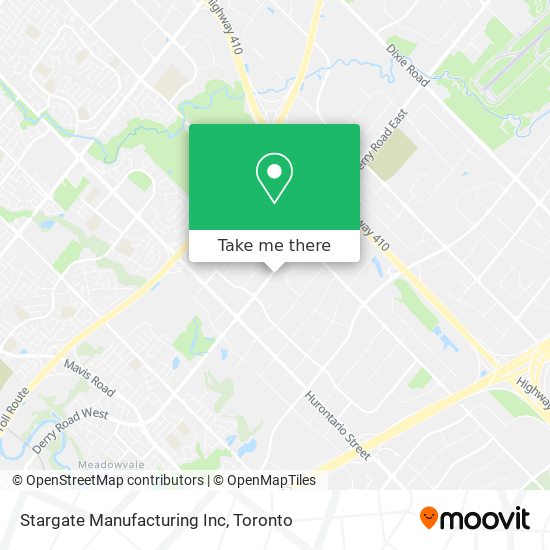 Stargate Manufacturing Inc map