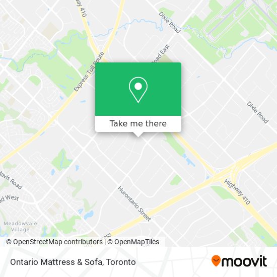 Ontario Mattress & Sofa plan