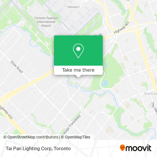 Tai Pan Lighting Corp map