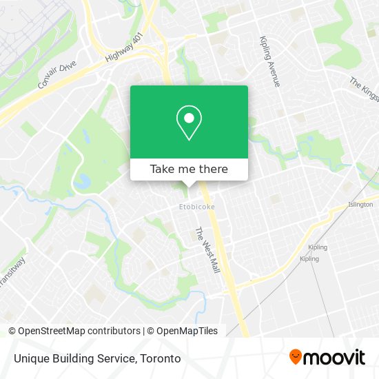 Unique Building Service map