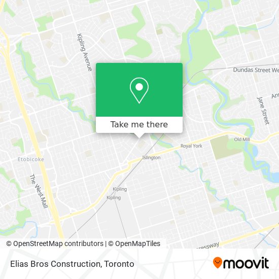 Elias Bros Construction map