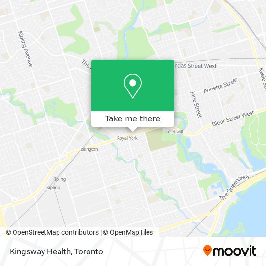 Kingsway Health map