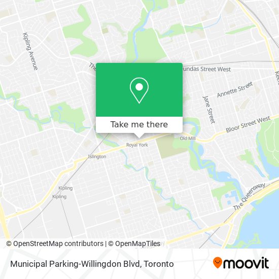 Municipal Parking-Willingdon Blvd map