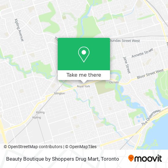 Beauty Boutique by Shoppers Drug Mart map