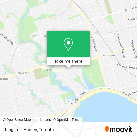 Kingsmill Homes map