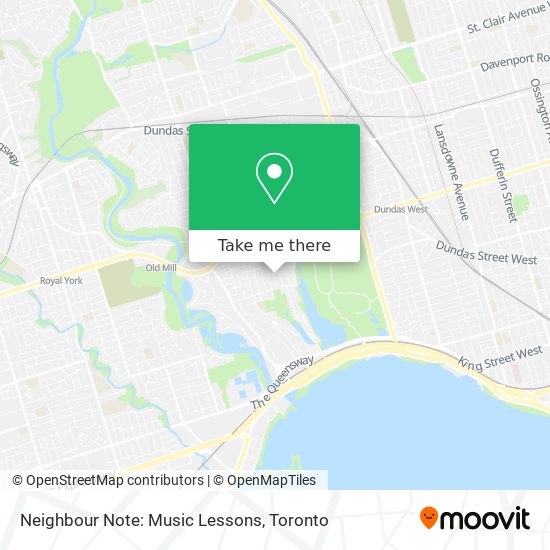 Neighbour Note: Music Lessons map