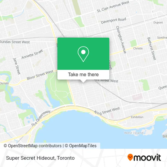 Super Secret Hideout map