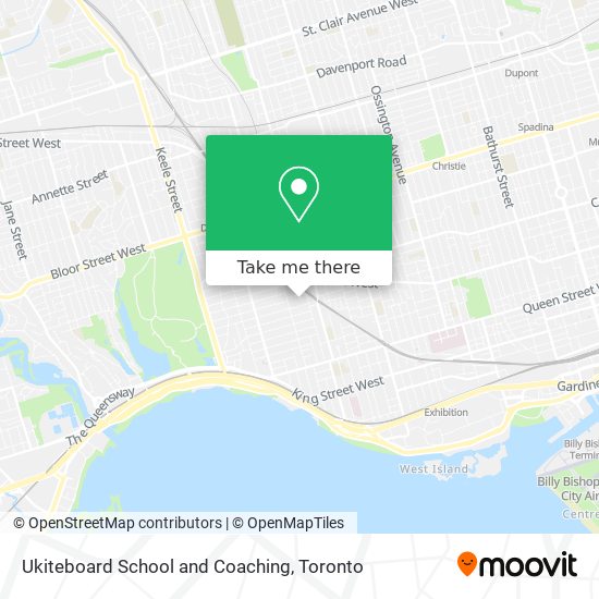 Ukiteboard School and Coaching map