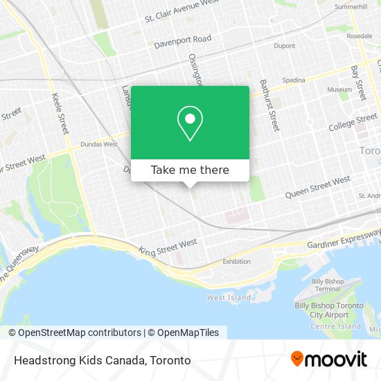 Headstrong Kids Canada map