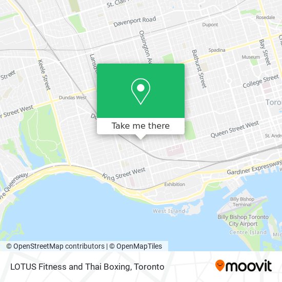 LOTUS Fitness and Thai Boxing map