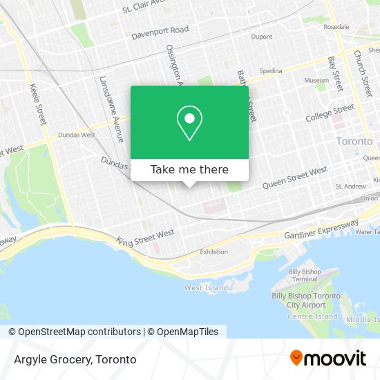 Argyle Grocery map