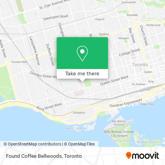 Found Coffee Bellwoods plan