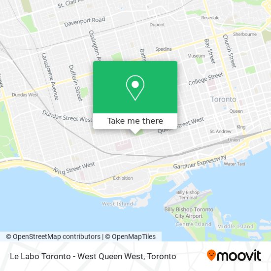 Le Labo Toronto - West Queen West map