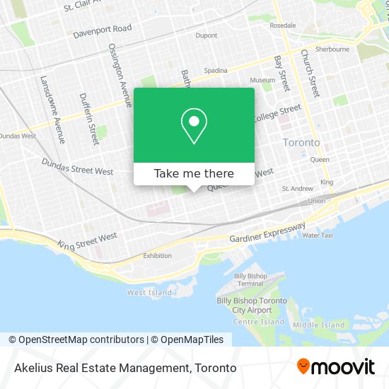 Akelius Real Estate Management map