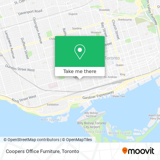 Coopers Office Furniture map