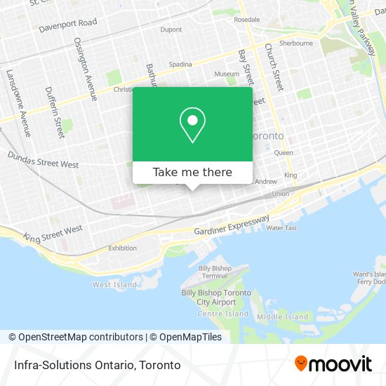 Infra-Solutions Ontario map