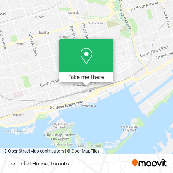 The Ticket House map