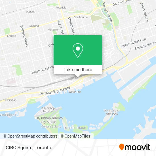 CIBC Square map