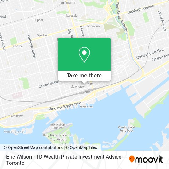 Eric Wilson - TD Wealth Private Investment Advice map