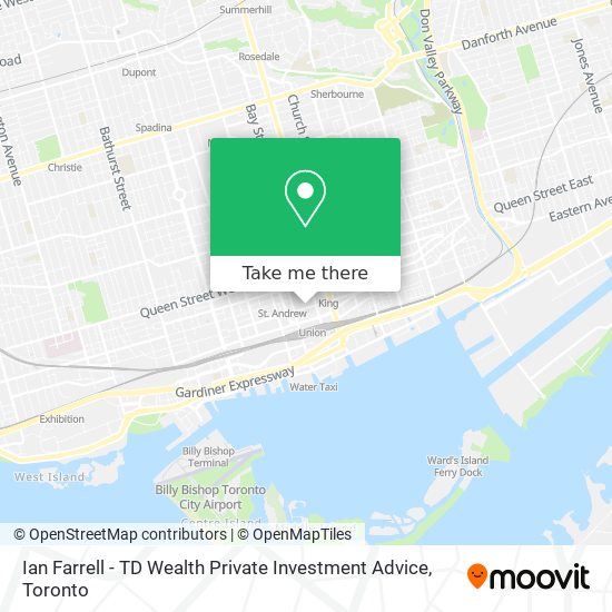 Ian Farrell - TD Wealth Private Investment Advice map