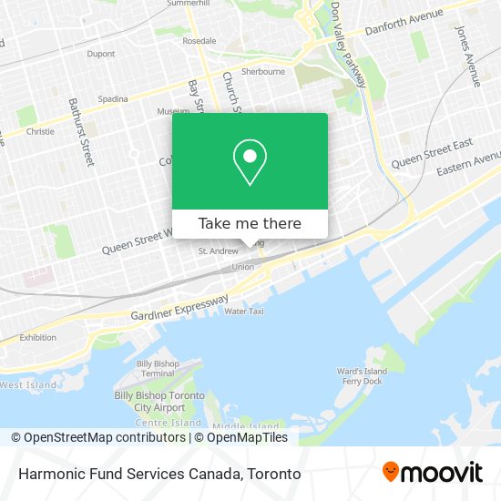 Harmonic Fund Services Canada map