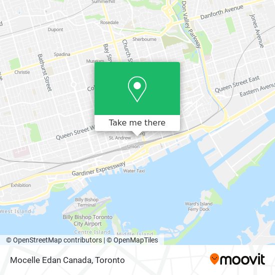 Mocelle Edan Canada map