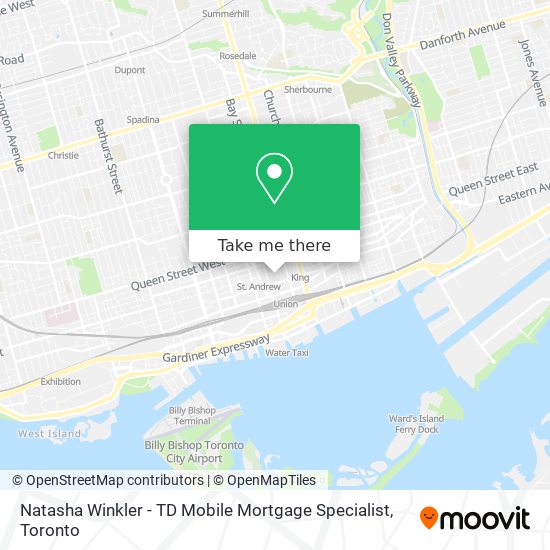 Natasha Winkler - TD Mobile Mortgage Specialist map
