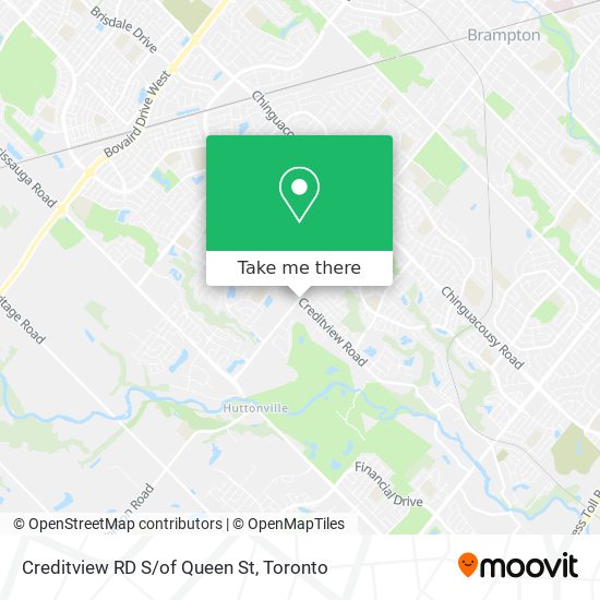 Creditview RD S/of Queen St map