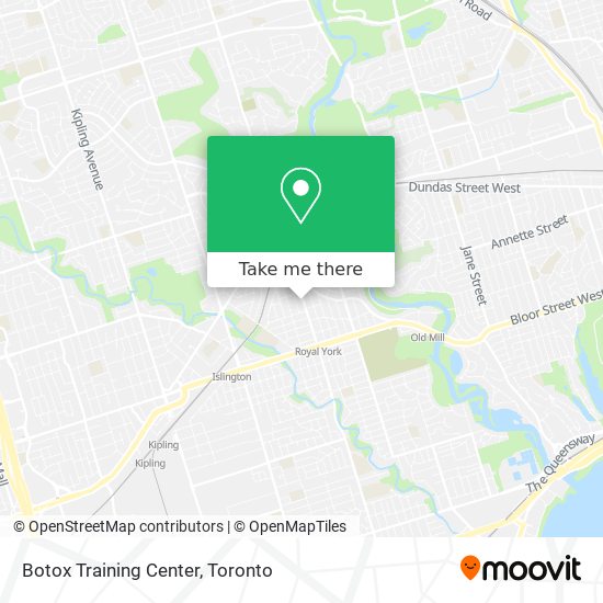 Botox Training Center map